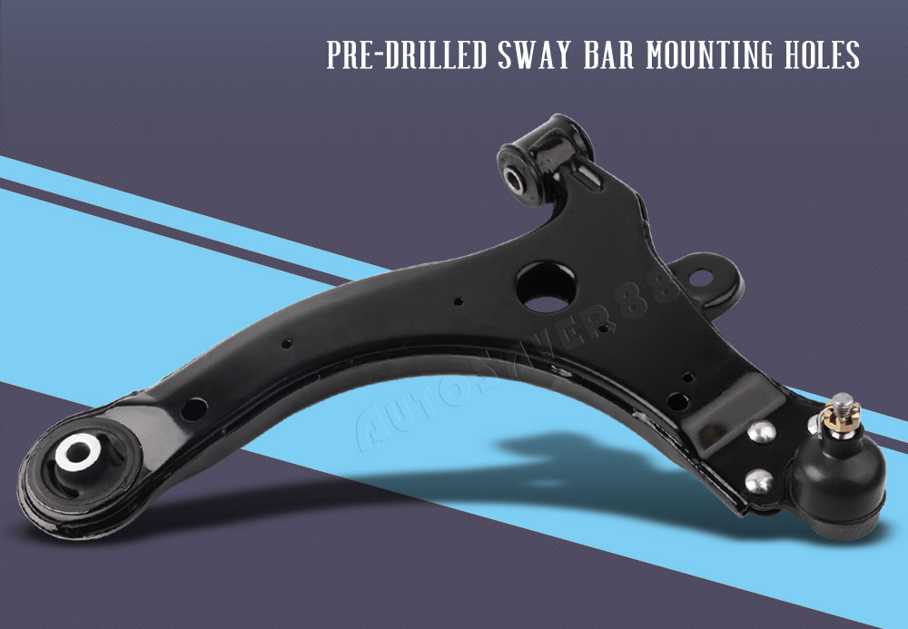 Front Lower Control Arm W Ball Joint Bushings Pair For