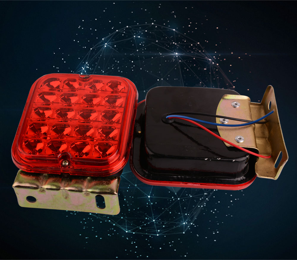 2X 4.5" LED TRAILER TAIL LIGHT KIT BRAKE TURN SIGNAL UTILITY RV BOAT