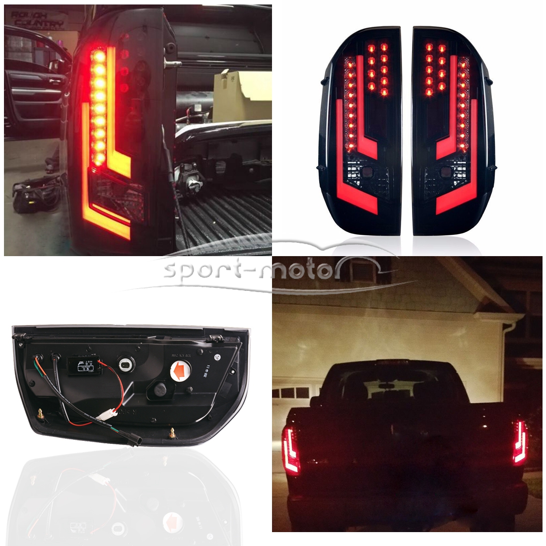 LED Tail Lights Rear Brake Turn Signal Lamps for 20142017 Toyota