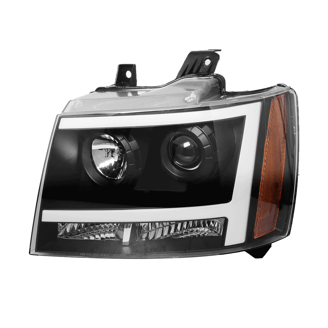 Black Headlights Assembly For 20072014 Chevy Avalanche/Suburban/Tahoe