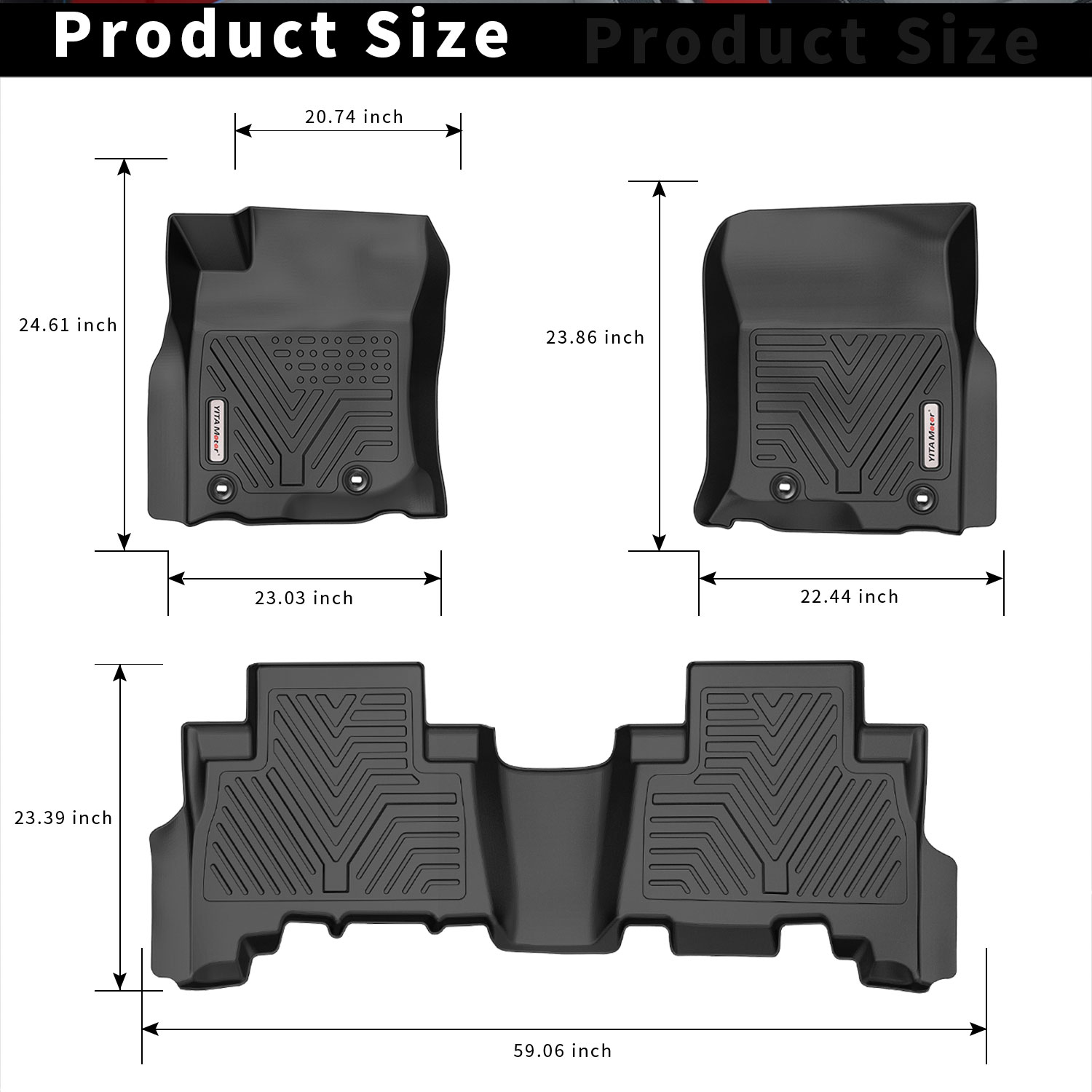 Floor Mats for 20142019 Toyota 4Runner / Lexus GX460 Full Set Liners Heavy Duty eBay