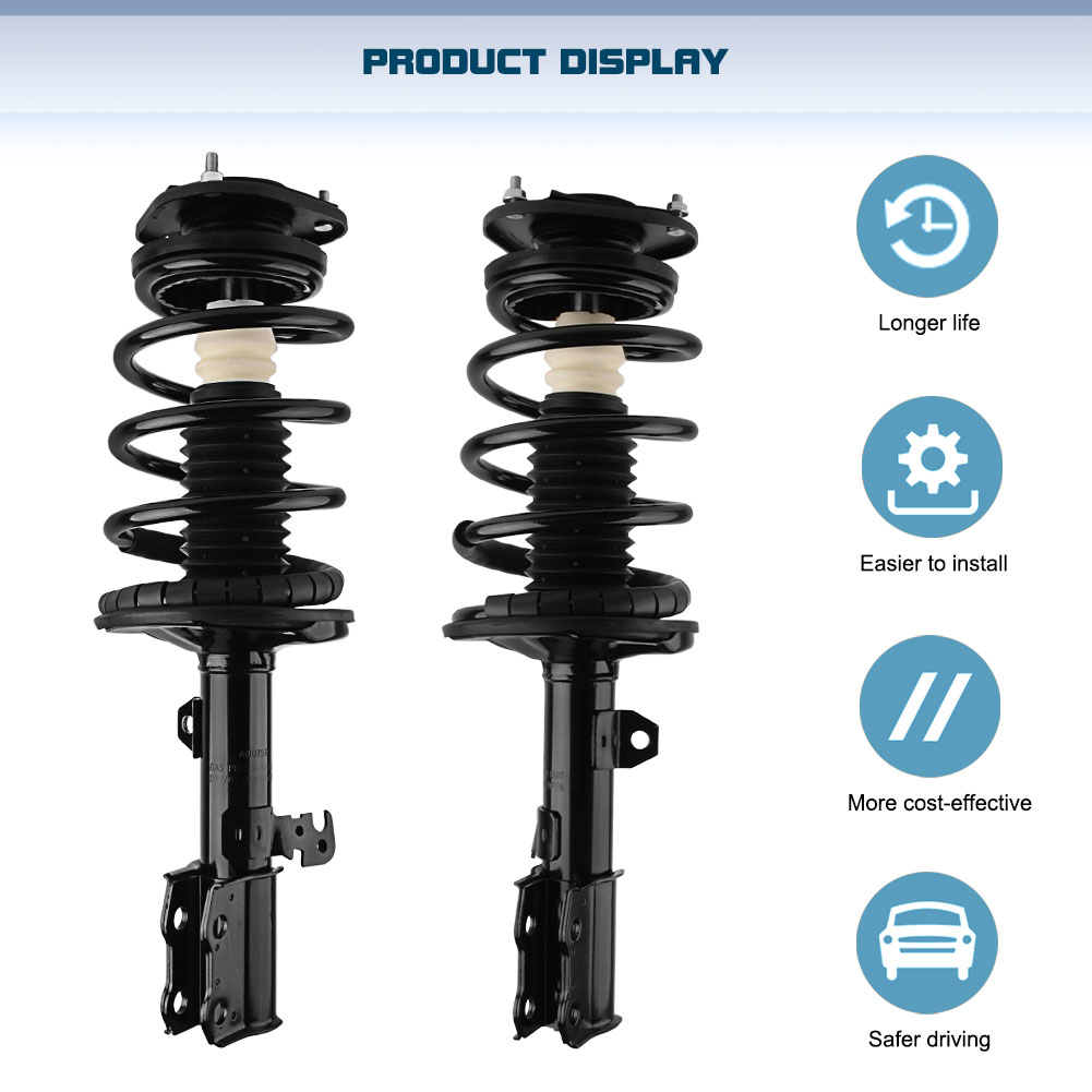 Front Strut Replacement Cost >> Front Complete Struts & Coil Springs for Toyota Corolla ... Front Strut Replacement Cost >> Front Complete Struts & Coil Springs for Toyota Corolla ...