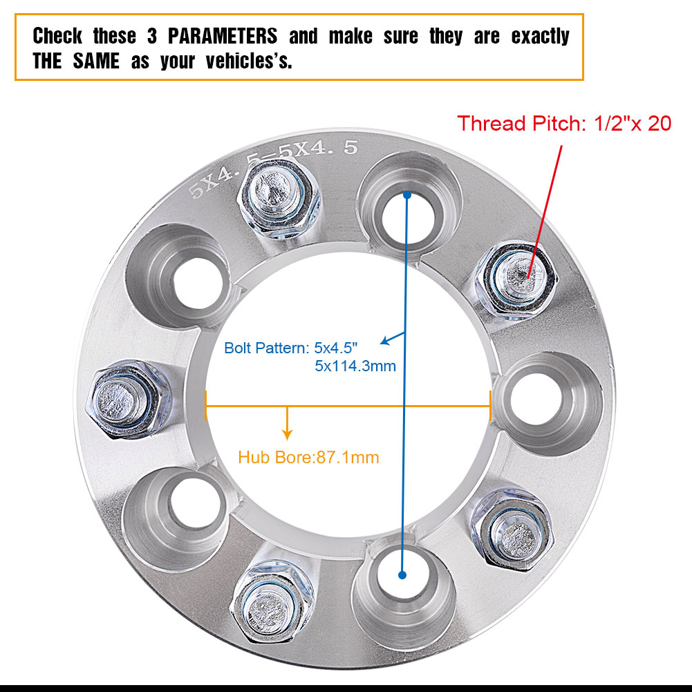Other Parts & Accessories Jeep Wheel Spacers 15x114.3 5x4.5Wrangler TJ