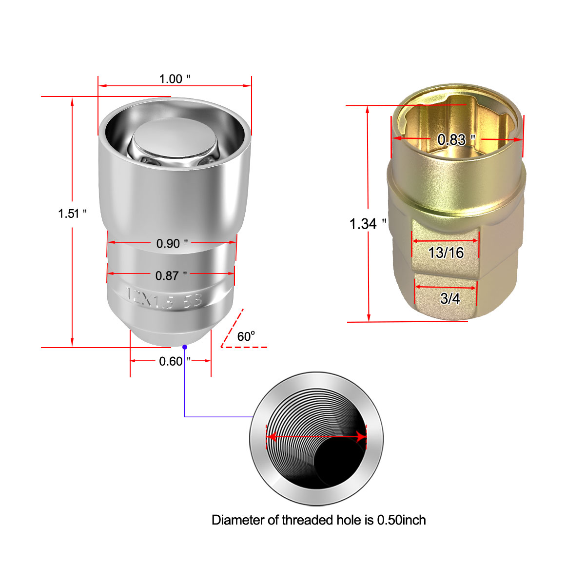 Honda Civic Locking Wheel Nut Key